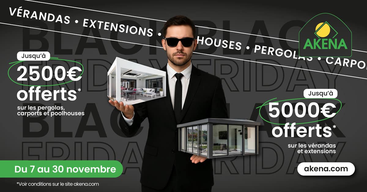 Promotion Akena Véranda Pergola Carport